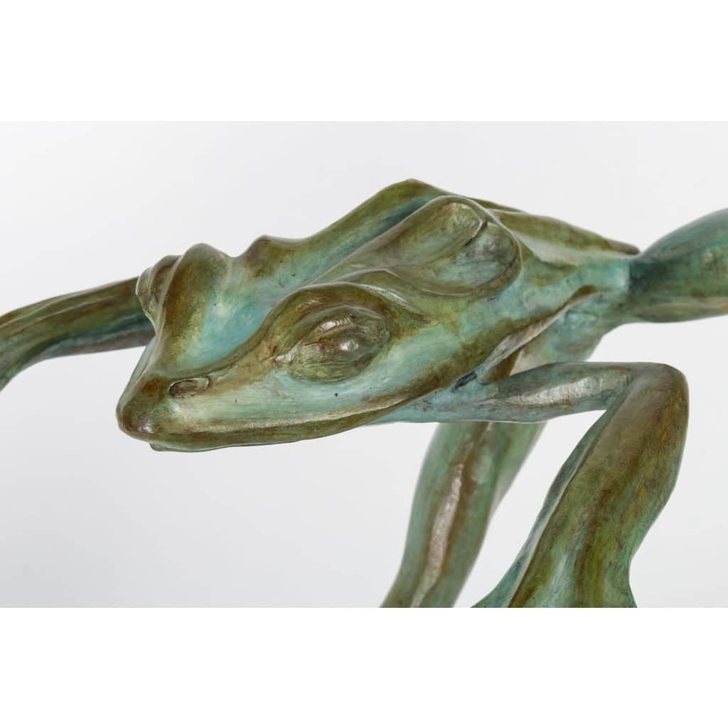 L’aviatrice, sculpture en bronze à cire perdue de Hadrien David | Biron L'aviatrice, sculpture en bronze à cire perdue de Hadrien David