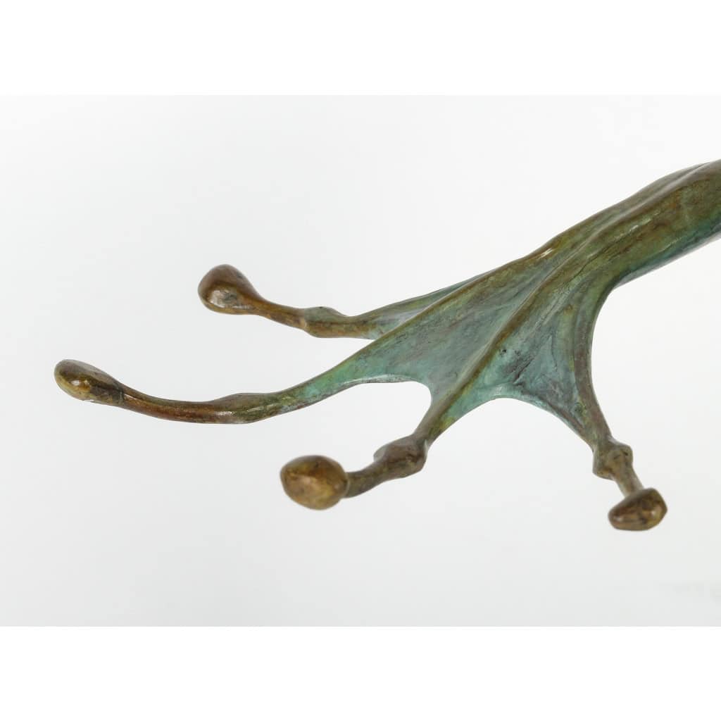 L’aviatrice, sculpture en bronze à cire perdue de Hadrien David | Biron L'aviatrice, sculpture en bronze à cire perdue de Hadrien David