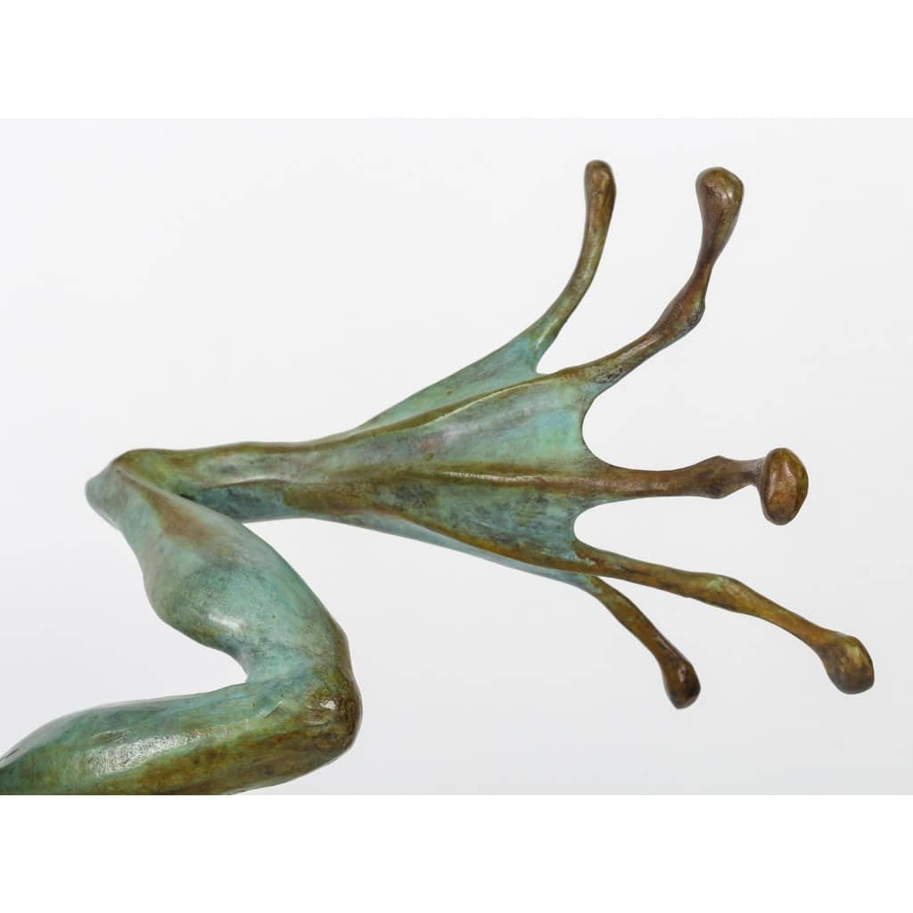 L’aviatrice, sculpture en bronze à cire perdue de Hadrien David | Biron L'aviatrice, sculpture en bronze à cire perdue de Hadrien David