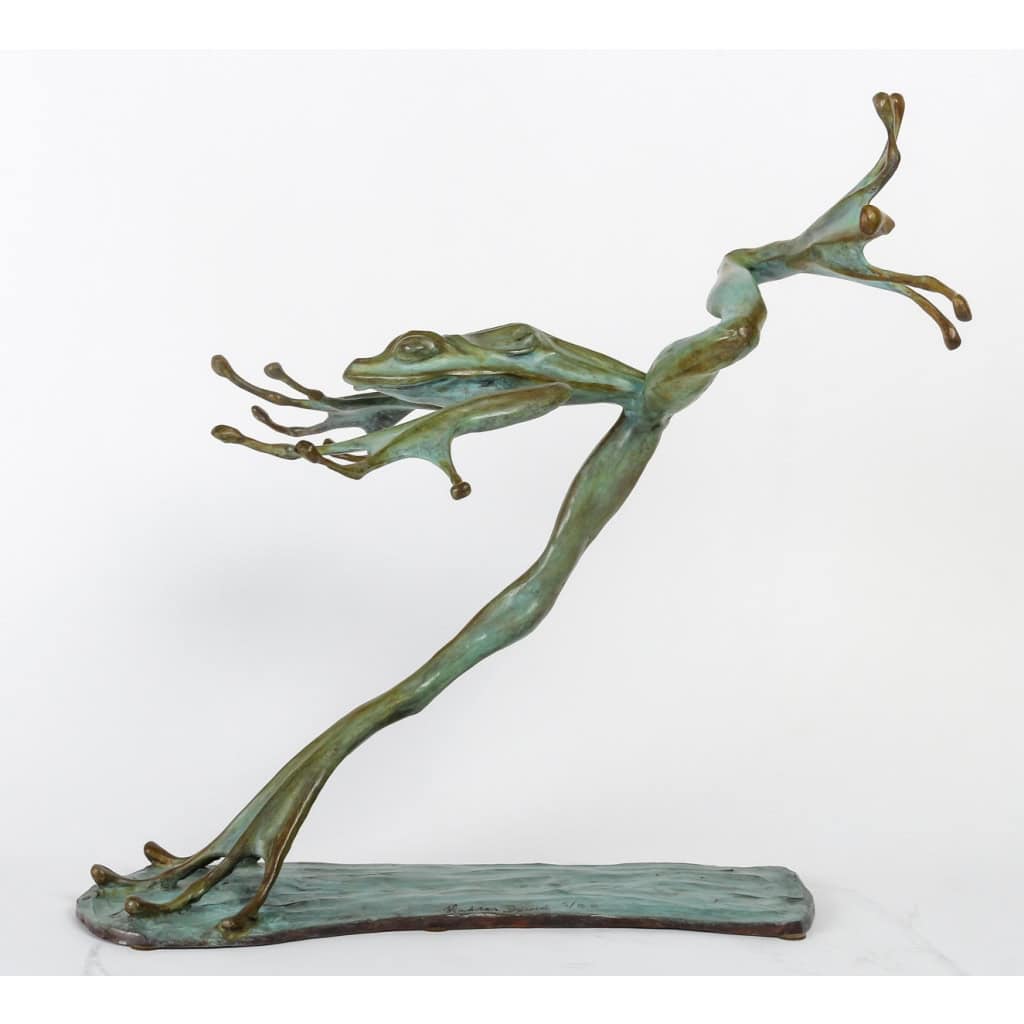 L’aviatrice, sculpture en bronze à cire perdue de Hadrien David | Biron L'aviatrice, sculpture en bronze à cire perdue de Hadrien David