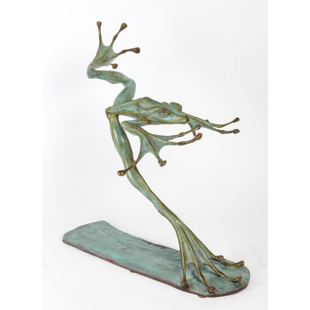 L’aviatrice, sculpture en bronze à cire perdue de Hadrien David | Biron L'aviatrice, sculpture en bronze à cire perdue de Hadrien David
