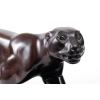Couple de panthères en bronze, Alliot Début XXème siècle. | Biron Couple de panthères en bronze, Alliot Début XXème siècle.