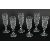 6 flutes à champagne Baccarat, XIXème siècle | Biron 6 flutes à champagne Baccarat, XIXème siècle