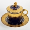 Tasse trembleuse, bleue et or | Biron ||||||||||