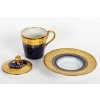 Tasse trembleuse, bleue et or | Biron Tasse trembleuse, bleue et or
