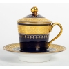 Tasse trembleuse, bleue et or | Biron Tasse trembleuse, bleue et or