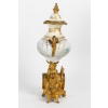 Garniture de cheminée en bronze doré et porcelaine de Sèvres | Biron Garniture de cheminée en bronze doré et porcelaine de Sèvres