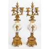Garniture de cheminée en bronze doré et porcelaine de Sèvres | Biron Garniture de cheminée en bronze doré et porcelaine de Sèvres