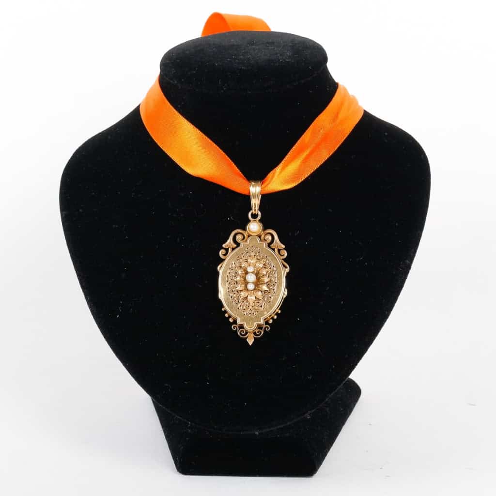Pendentif porte-photo en or 18k | Biron |||||||