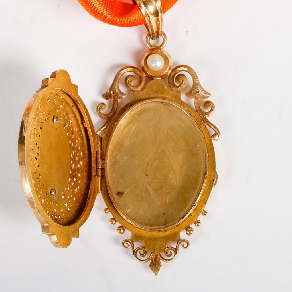 Pendentif porte-photo en or 18k | Biron Pendentif porte-photo en or 18k