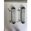 1970′ Paire d’appliques à Tubes de Verre DLG Genet Michon Ou Petitot | Biron 1970′ Paire d’appliques à Tubes de Verre DLG Genet Michon Ou Petitot
