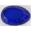 Boîte « Pervenches » verre bleu cobalt de René LALIQUE | Biron Boîte "Pervenches" verre bleu cobalt de René LALIQUE
