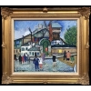 GENIN Lucien Paris Animation Au Moulin De La Galette à Montmartre Huile sur Toile Signée Certificat d’authenticité | Biron GENIN Lucien Paris Animation Au Moulin De La Galette à Montmartre Huile sur Toile Signée Certificat d'authenticité