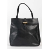 Sac à Main Vintage, Longchamp, Cuir Noir, XXème siècle. | Biron ||||||||