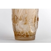Vase « Coqs et Plumes » verre blanc patiné sépia de René LALIQUE | Biron Vase "Coqs et Plumes" verre blanc patiné sépia de René LALIQUE