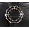 Sac à Main Vintage, Furla, Made in Italie, Cuir Noir, XXème siècle.