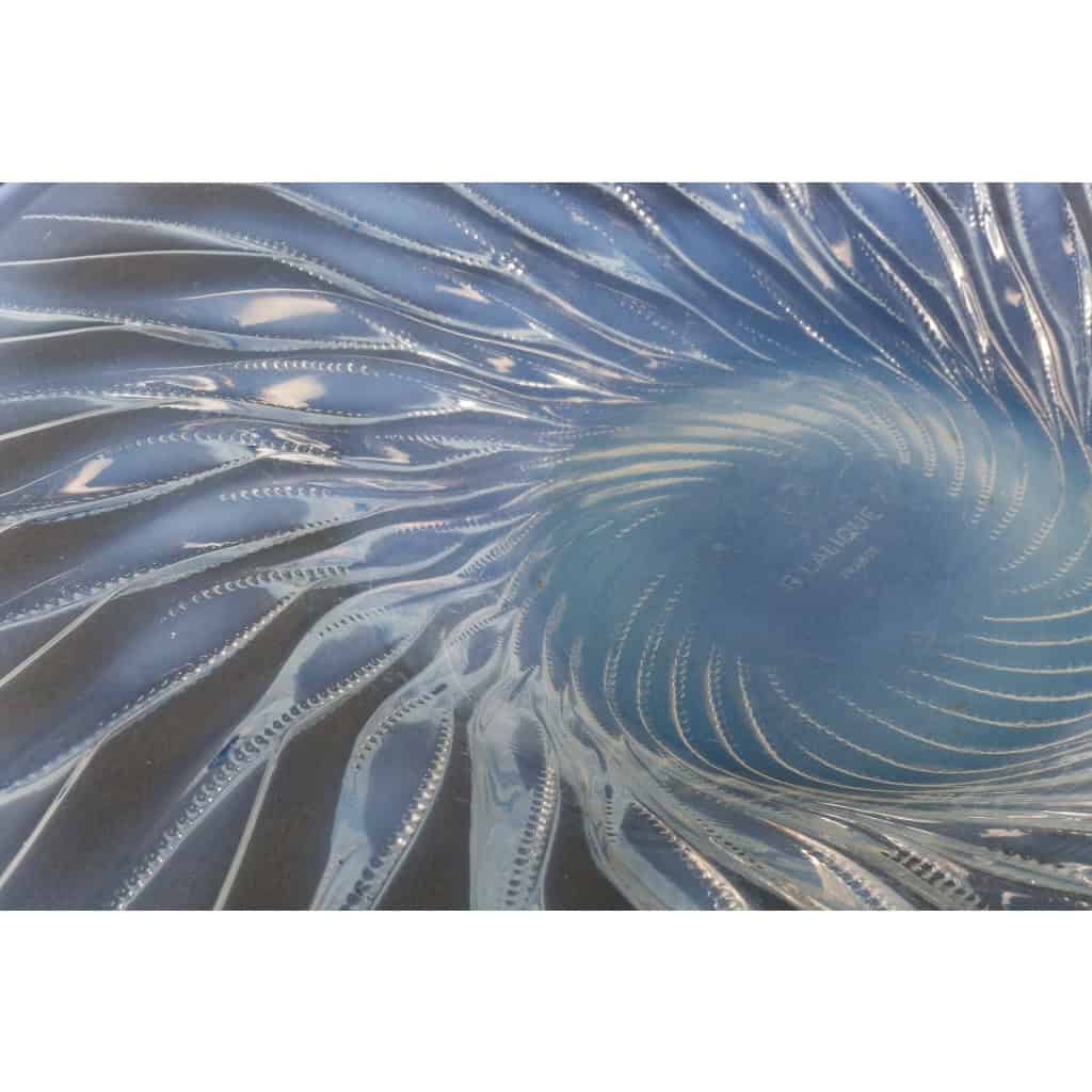 Coupe « Algues » verre opalescent de René LALIQUE | Biron Coupe "Algues" verre opalescent de René LALIQUE