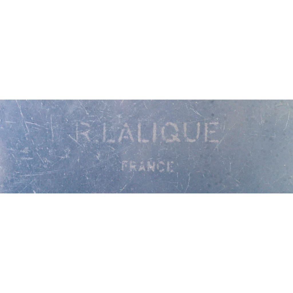 Coupe « Algues » verre opalescent de René LALIQUE | Biron Coupe "Algues" verre opalescent de René LALIQUE