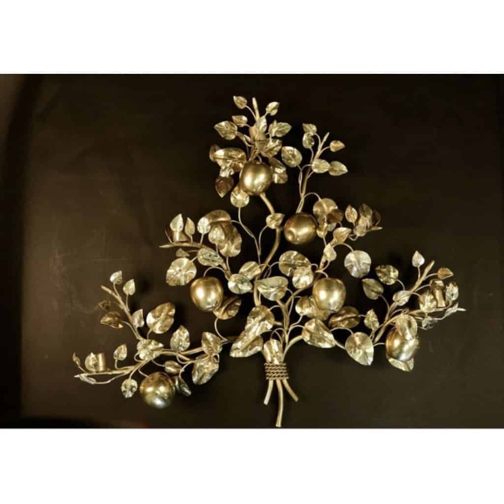 1970 Grande applique "L'Arbre du jardin d'Eden" Maison Roche