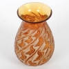 Vase « Canards » verre jaune ambré patiné beige de René LALIQUE | Biron Vase "Canards" verre jaune ambré patiné beige de René LALIQUE