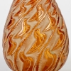Vase « Canards » verre jaune ambré patiné beige de René LALIQUE | Biron Vase "Canards" verre jaune ambré patiné beige de René LALIQUE