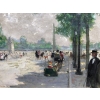 HERVE Jules Tableau Impressionniste 20è siècle Animation aux Champs Elysées huile sur toile signée Certificat d’authenticité | Biron HERVE Jules Tableau Impressionniste 20è siècle Animation aux Champs Elysées huile sur toile signée Certificat d’authenticité