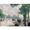 HERVE Jules Tableau Impressionniste 20è siècle Animation aux Champs Elysées huile sur toile signée Certificat d’authenticité | Biron HERVE Jules Tableau Impressionniste 20è siècle Animation aux Champs Elysées huile sur toile signée Certificat d’authenticité