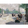 HERVE Jules Tableau Impressionniste 20è siècle Animation aux Champs Elysées huile sur toile signée Certificat d’authenticité | Biron HERVE Jules Tableau Impressionniste 20è siècle Animation aux Champs Elysées huile sur toile signée Certificat d’authenticité