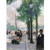HERVE Jules Tableau Impressionniste 20è siècle Animation aux Champs Elysées huile sur toile signée Certificat d’authenticité | Biron HERVE Jules Tableau Impressionniste 20è siècle Animation aux Champs Elysées huile sur toile signée Certificat d’authenticité