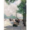 HERVE Jules Tableau Impressionniste 20è siècle Animation aux Champs Elysées huile sur toile signée Certificat d’authenticité | Biron HERVE Jules Tableau Impressionniste 20è siècle Animation aux Champs Elysées huile sur toile signée Certificat d’authenticité