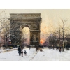GALIEN LALOUE Peinture Française 20è Paris Les Champs Elysées Et l’Arc De Triomphe en hiver Gouache signée Certificat d’authenticité | Biron GALIEN LALOUE Peinture Française 20è Paris Les Champs Elysées Et l'Arc De Triomphe en hiver Gouache signée Certificat d’authenticité