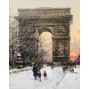 GALIEN LALOUE Peinture Française 20è Paris Les Champs Elysées Et l’Arc De Triomphe en hiver Gouache signée Certificat d’authenticité | Biron GALIEN LALOUE Peinture Française 20è Paris Les Champs Elysées Et l'Arc De Triomphe en hiver Gouache signée Certificat d’authenticité