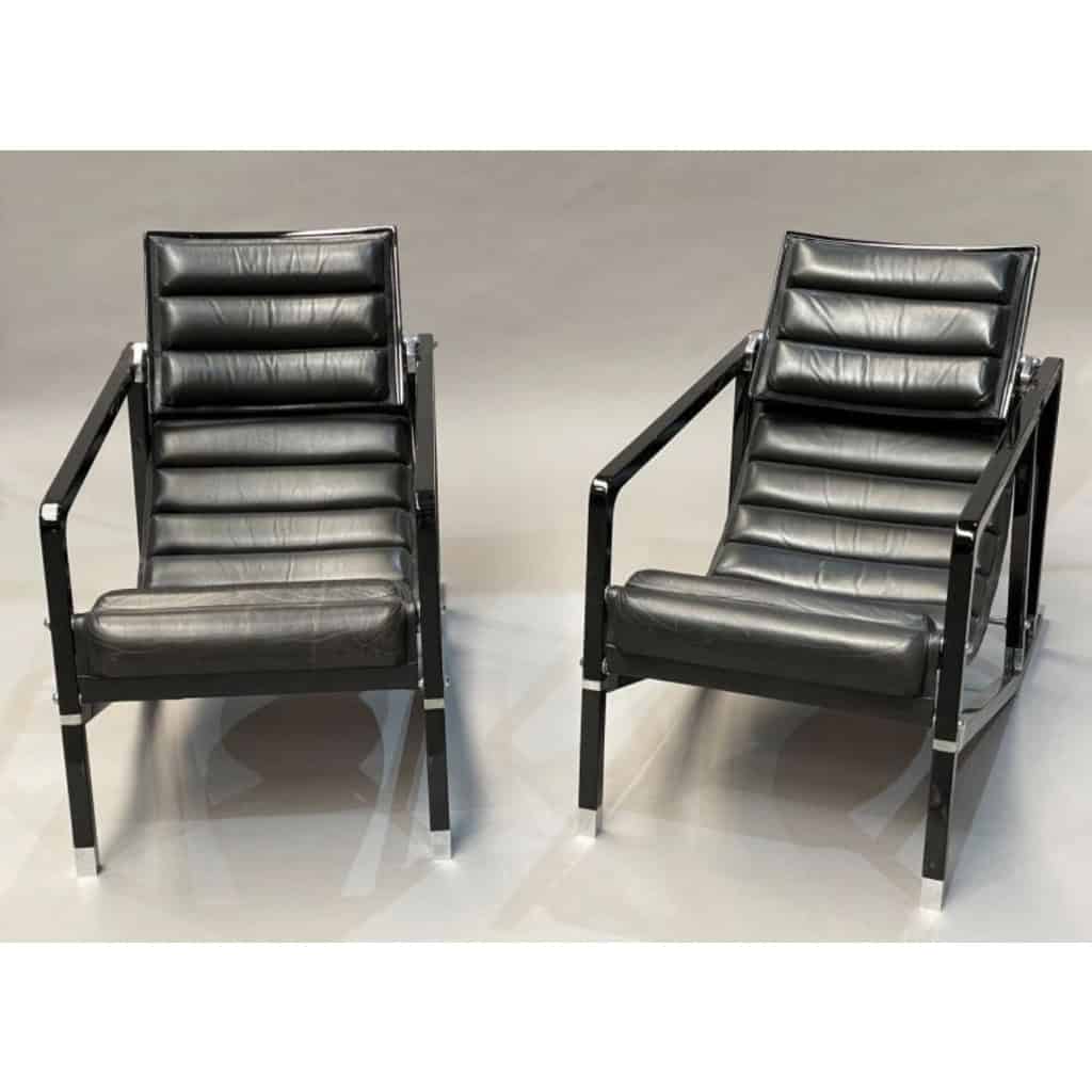 Paire de fauteuils « Transat »,modèle original créé circa 1926 | Biron Paire de fauteuils « Transat »,modèle original créé circa 1926