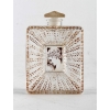 Flacon « La Belle Saison » verre blanc patiné sépia de René LALIQUE pour Houbigant | Biron ||||||||