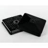 Boite « Quatre Flacons » verre noir de René LALIQUE pour D’Orsay | Biron |||||||||||||