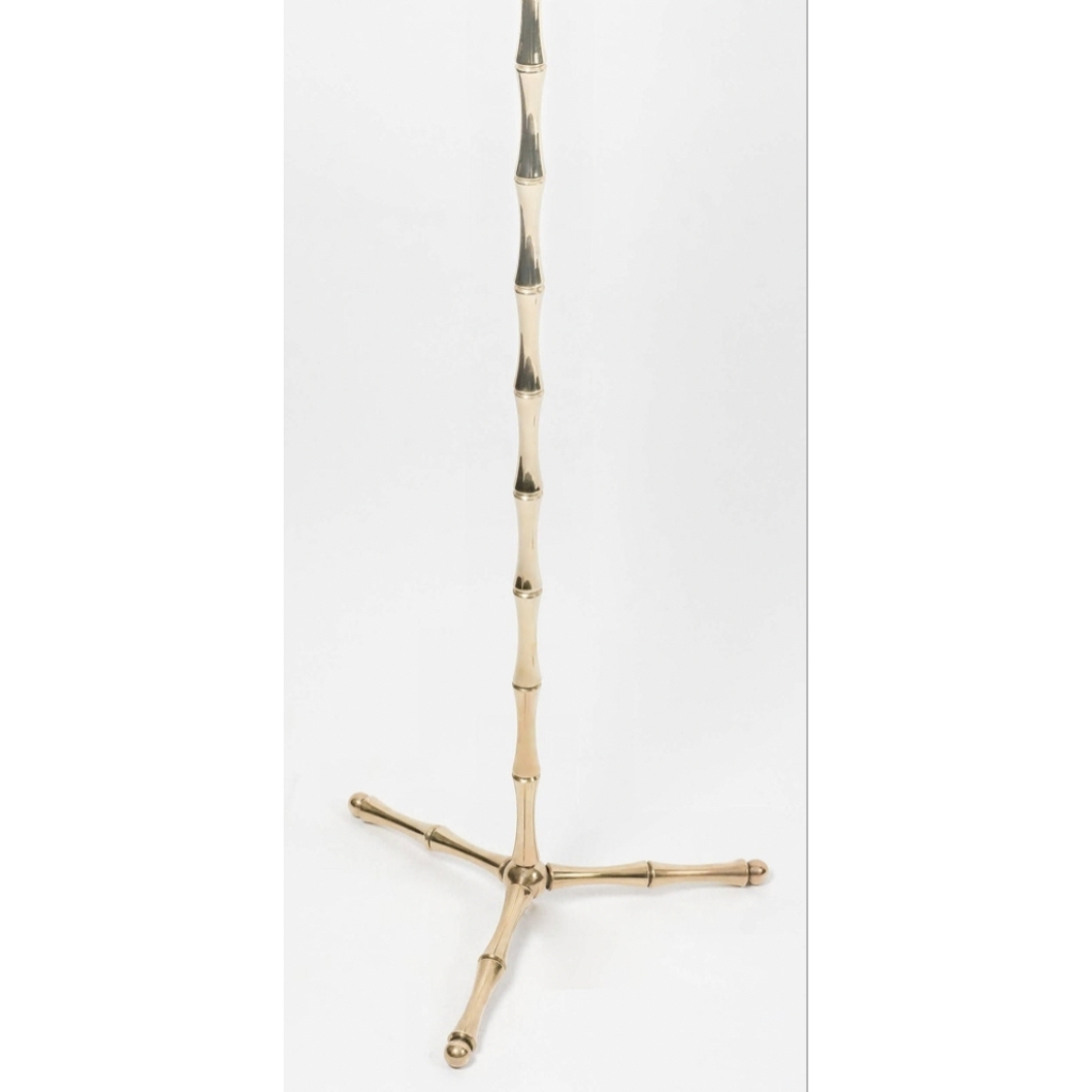 1960 Lampadaire modèle Bambou Maison Roche | Biron 1960 Lampadaire modèle Bambou Maison Roche