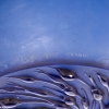 Coupe « Anvers » verre bleu saphir de René LALIQUE | Biron Coupe "Anvers" verre bleu saphir de René LALIQUE