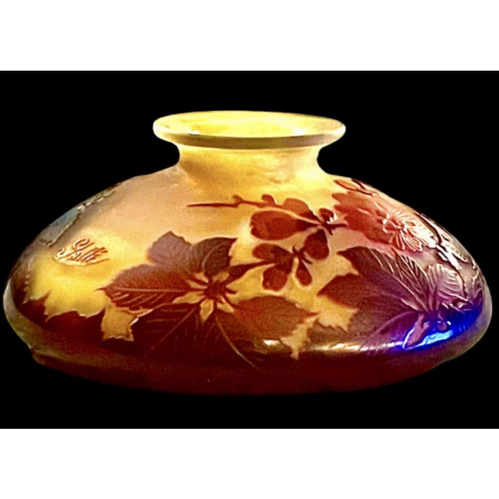 EMILE GALLE JOLI VASE TOUPIE | Biron EMILE GALLE JOLI VASE TOUPIE
