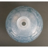 Vase « Lièvres » verre opalescent double couche patiné bleu de René LALIQUE | Biron Vase "Lièvres" verre opalescent double couche patiné bleu de René LALIQUE