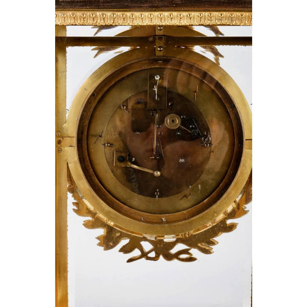 Pendule Régulateur de Cheminée en Bronze Doré XIXème Siècle | Biron Pendule Régulateur de Cheminée en Bronze Doré XIXème Siècle