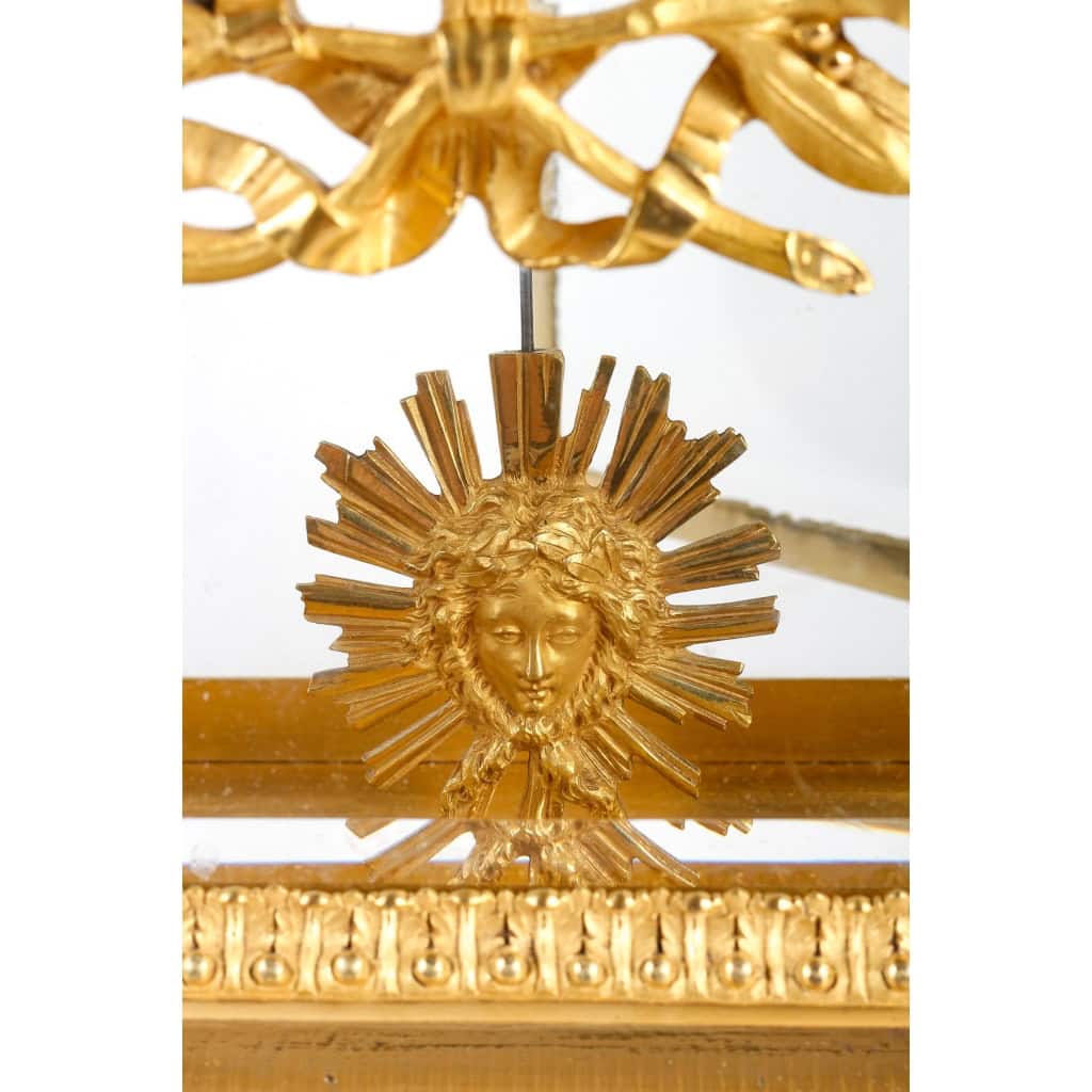 Pendule Régulateur de Cheminée en Bronze Doré XIXème Siècle | Biron Pendule Régulateur de Cheminée en Bronze Doré XIXème Siècle