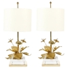 1970 Paire de lampes en bronze Maison Jansen | Biron |||||