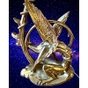 LAMPE EN BRONZE DORÉ À DECOR D’UN DRAGON | Biron LAMPE EN BRONZE DORÉ À DECOR D'UN DRAGON