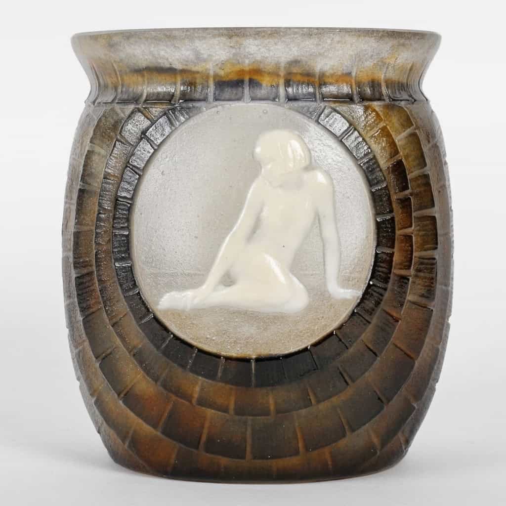 Vase « Jeunesse » pâte de verre de Gabriel ARGY-ROUSSEAU | Biron Vase "Jeunesse" pâte de verre de Gabriel ARGY-ROUSSEAU
