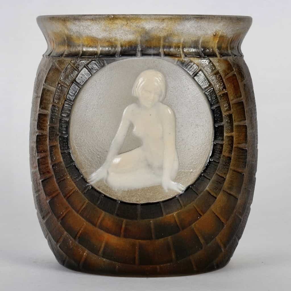 Vase « Jeunesse » pâte de verre de Gabriel ARGY-ROUSSEAU | Biron Vase "Jeunesse" pâte de verre de Gabriel ARGY-ROUSSEAU