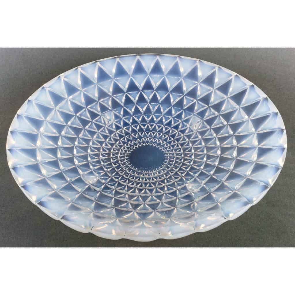 Coupe « Rosaces » verre opalescent de René LALIQUE | Biron |||||||