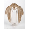 Flacon « Bouchon Eucalyptus » verre blanc patiné sépia de René LALIQUE | Biron Flacon "Bouchon Eucalyptus" verre blanc patiné sépia de René LALIQUE