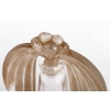 Flacon « Bouchon Eucalyptus » verre blanc patiné sépia de René LALIQUE | Biron Flacon "Bouchon Eucalyptus" verre blanc patiné sépia de René LALIQUE