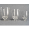Service « Nippon » verre blanc de René LALIQUE – 24 Pièces | Biron ||||||
