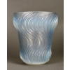 Vase « Actinia » verre opalescent patiné bleu de René LALIQUE | Biron |||||||